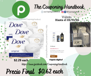 Dove Beauty Bar with Deep Moisture, Original por $0.62