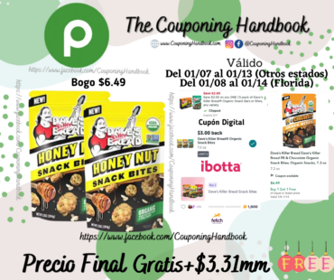 02 Dave’s Killer Bread Heavenly Honey Nut Organic Snack Bites Gratis