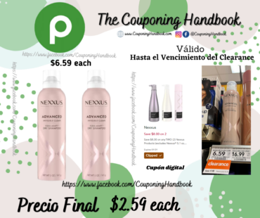 Nexxus Advanced Invisible Clean Dry Shampoo por $2.59
