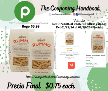 Rummo Penne Rigate por $0.75