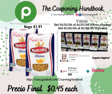 Mueller’s Elbows por $0.45