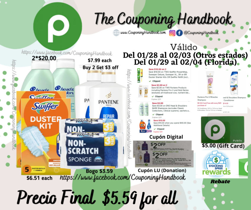 08 Productos por $5.59