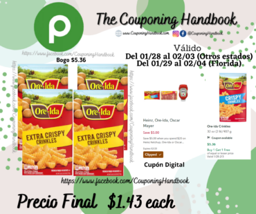 Ore-Ida Crinkles, Extra Crispy por $1.43