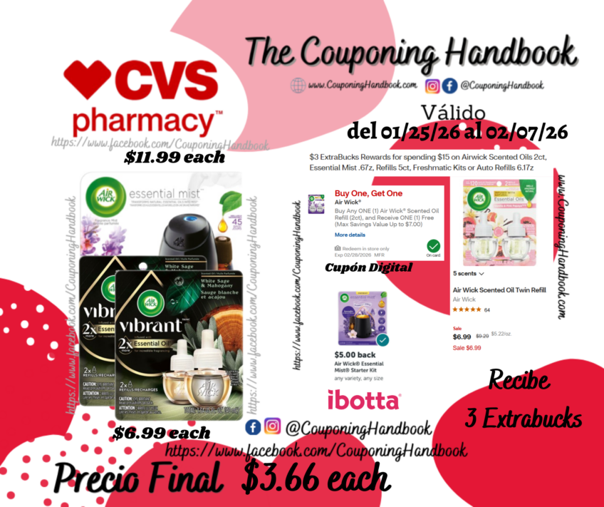 Productos Air Wick por $3.66