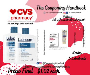 Lubriderm Daily Moisture Lotion, Fragrance-Free, 6 Ounces por $1.02