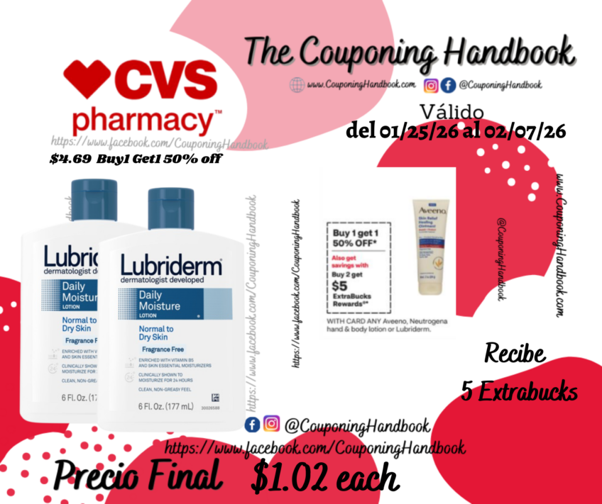 Lubriderm Daily Moisture Lotion, Fragrance-Free, 6 Ounces por $1.02