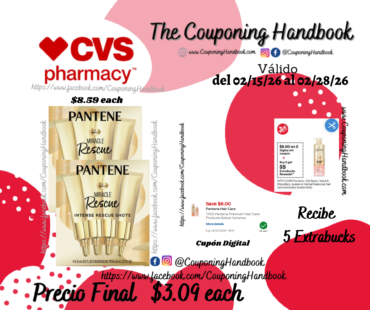 Pantene Pro-V Miracle Rescue Intense Rescue Shots, 4 CT por $3.09