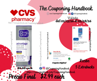 Clean & Clear Advantage Acne Spot Treatment, .75 OZ por $2.99