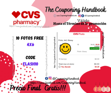 10 Fotos 4×6 Gratis en CVS