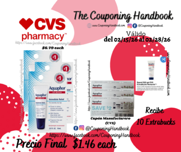 Aquaphor Lip Repair Immediate Relief Lip Balm por $1.46