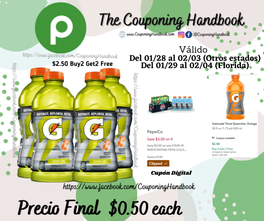 Gatorade Thirst Quencher, Lemon Lime por $0.50