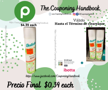 Batiste Dry Shampoo por $0.39