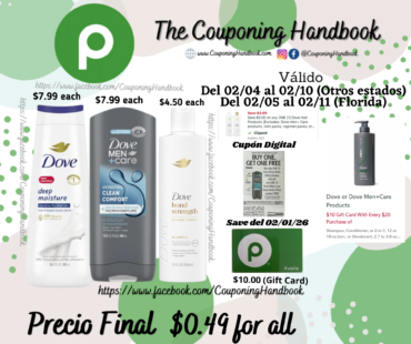 03 Productos Dove por $0.49