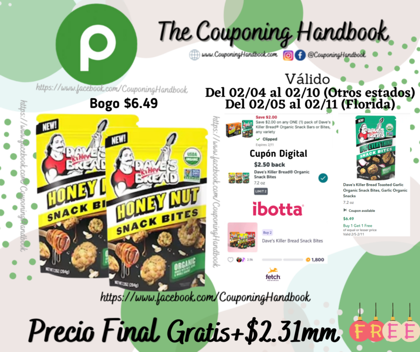 02 Dave’s Killer Bread Toasted Organic Snack Bites Gratis