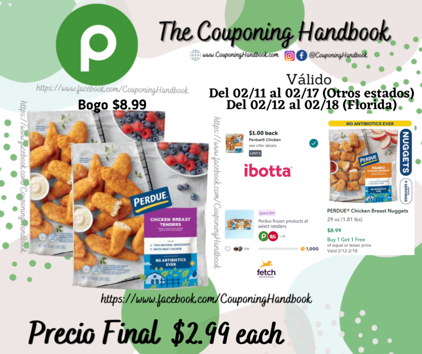 PERDUE® Chicken Breast Tenders 29 oz por $2.99