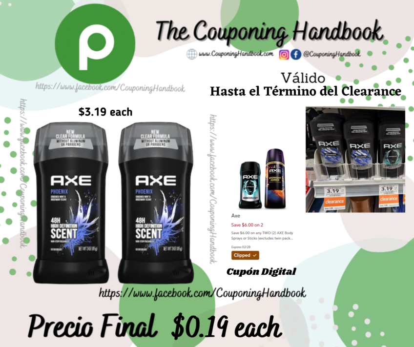 Axe Phoenix Antiperspirant For Men por $0.19