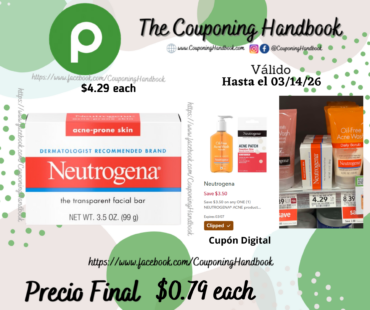 Neutrogena Facial Bar, The Transparent, Acne-Prone Skin por $0.79
