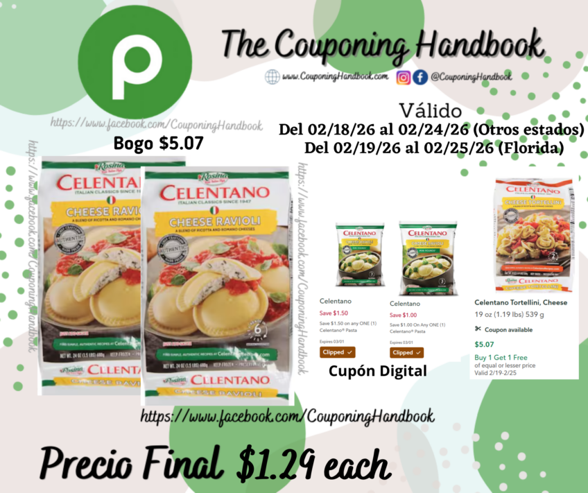 Celentano Ravioli, Cheese por $1.29