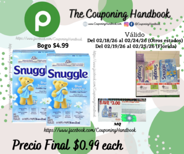 Snuggle Blue Sparkle Dryer Sheets 80 sheets por $0.99