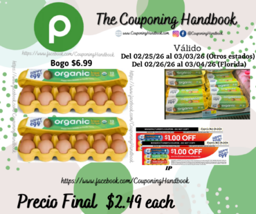 Happy Egg Co. Eggs, Free Range, Large, Organic por $2.49