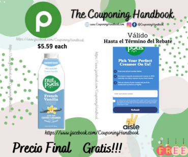 Nutpods French Vanilla Dairy Free Coffee Creamer Gratis