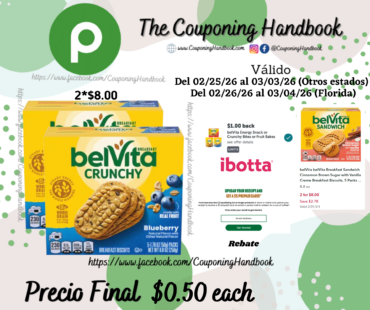 belVita Crunchy Blueberry Breakfast Biscuits por $0.50