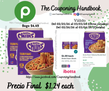 Annie Chun’s Teriyaki Noodle Bowl por $1.24