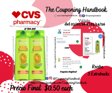 Garnier Fructis shampoo/Conditioner por $0.50