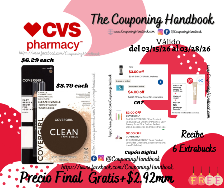02 Productos Covergirl Gratis