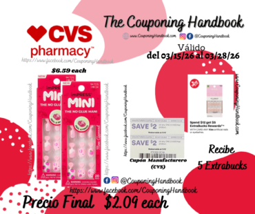 KISS imPRESS Mini Press-On Nails, Berry Best por $2.09