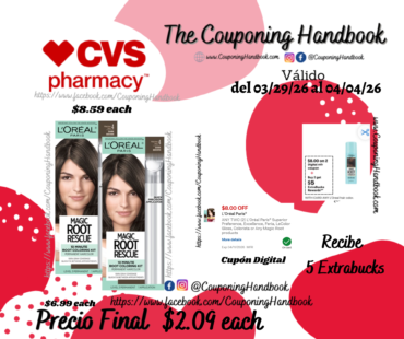 L’Oreal Paris Magic Root Rescue 10 Minute Root Hair Coloring Kit por $2.09