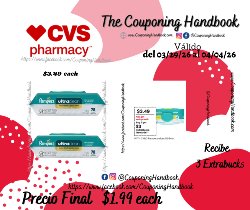 Pampers Free & Gentle Baby Wipes, 1 Pk, 78 CT por $1.99