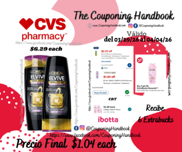 L’Oreal Paris Elvive Total Repair Shampoo/conditioner por $1.04