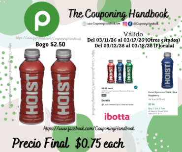 Hoist Hydration Drink por $0.75