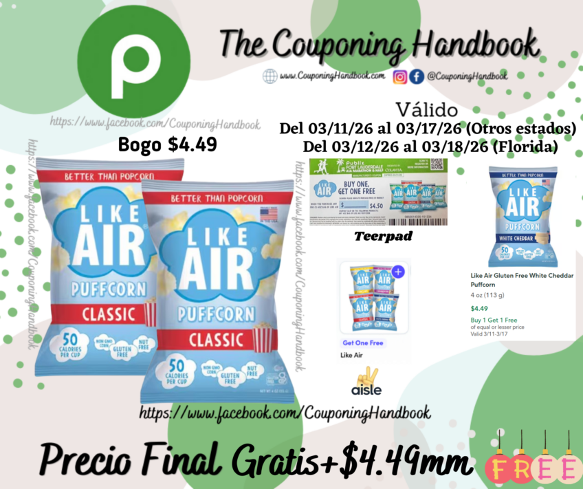 02 Like Air Gluten Free Classic Puffcorn 4 oz Gratis