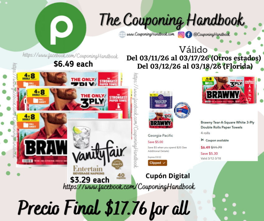 04 Productos de Household por $17.76