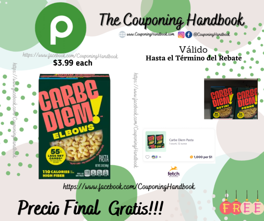 Carbe Diem! Elbows 12 oz Gratis