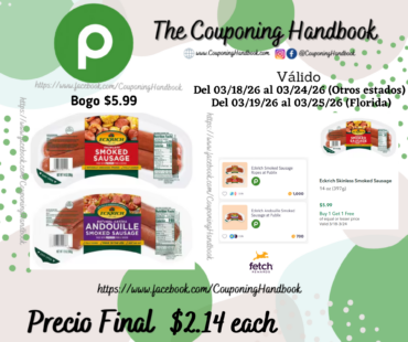 Eckrich Smo kedSausage por $2.14