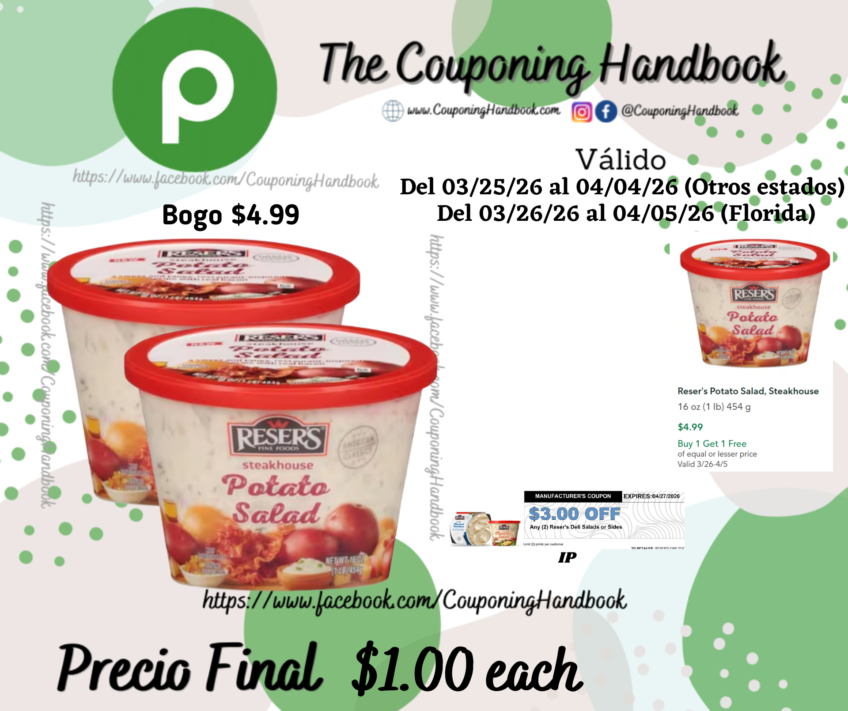 Reser’s Potato Salad, Steakhouse por $1.00