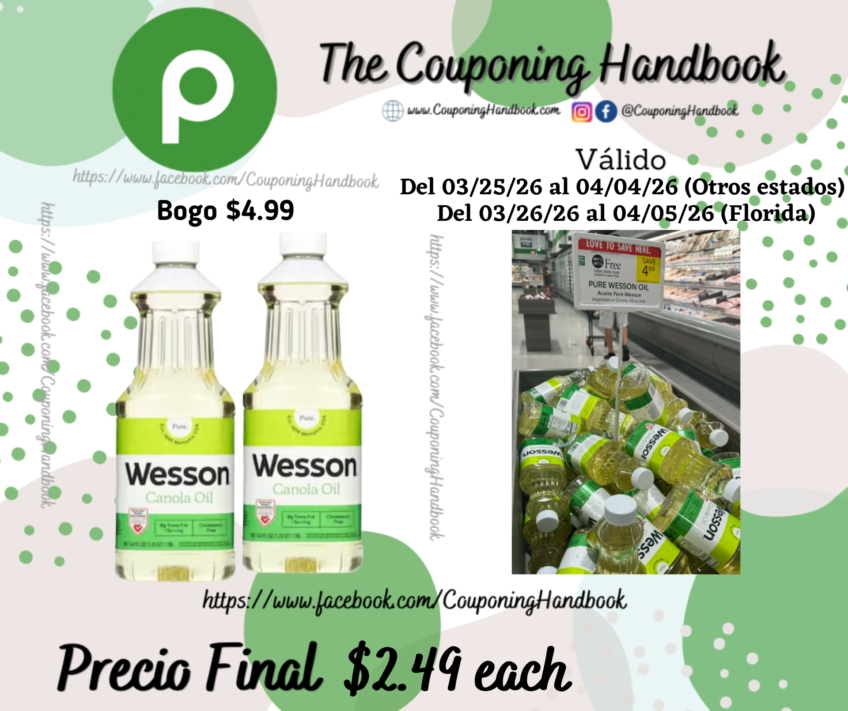 Wesson Canola Oil por $2.49