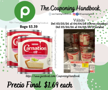 Carnation Sweetened Condensed Milk por $1.69