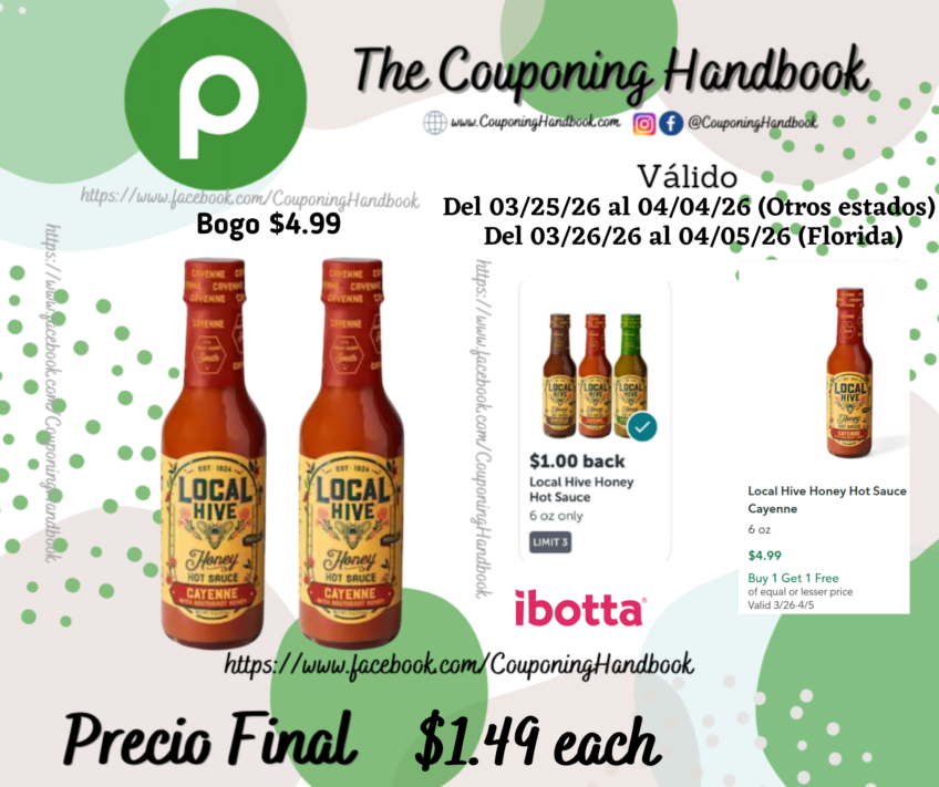 Local Hive Honey Hot Sauce Cayenne por $1.49