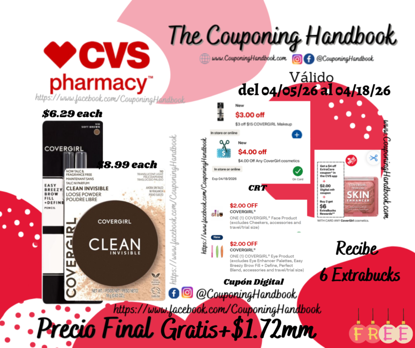 02 Productos Covergirl Gratis