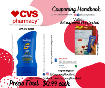 Coppertone Travel Size SPORT Sunscreen Lotion Broad Spectrum, 3 OZ por $0.99