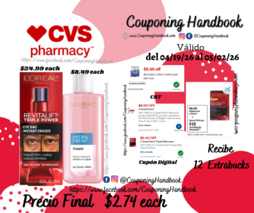 Productos L’Oreal Paris por $2.74