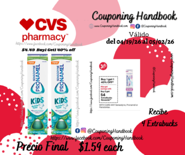 Sensodyne Pronamel Kid’s Fluoride Toothpaste, Bubble Mint, 4 OZ por $1.59