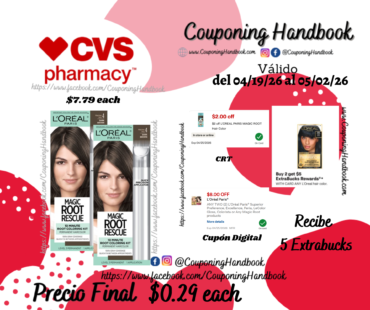 L’Oreal Paris Magic Root Rescue 10 Minute Root Hair Coloring Kit por $0.29