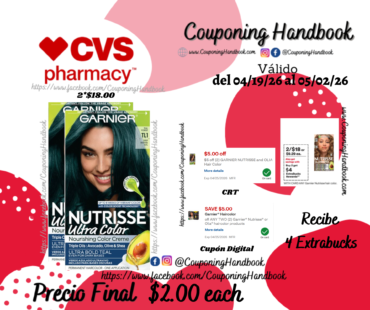 Garnier Nutrisse Ultra Coverage Nourishing Hair Color Creme por $2.00