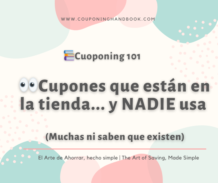 Cupones que encuentras en la tienda