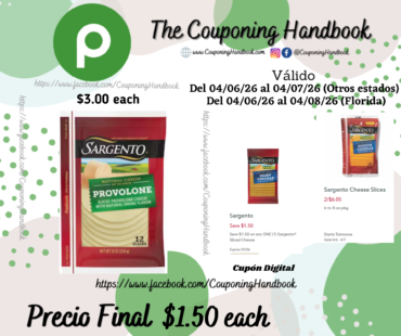 Sargento Sargento® Sliced Provolone Natural Cheese with Natural Smoke Flavor, 12 slices por $1.50